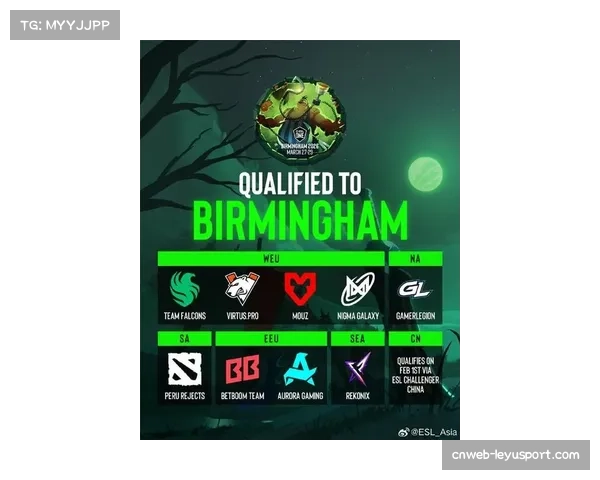 ESL One伯明翰站2026参赛战队名单公布 ESL One伯明翰站2026参赛战队名单公布